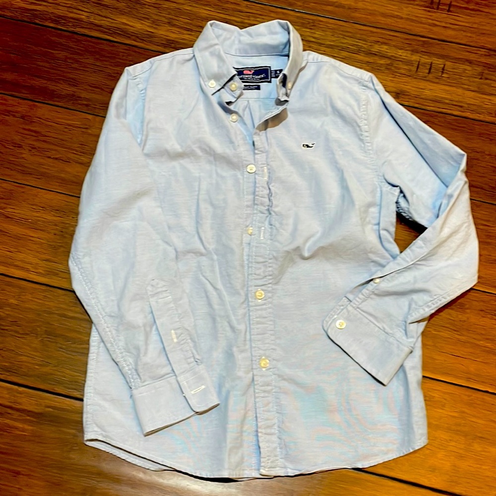 Vineyard Vines Blue Oxford EUC Youth Small (8-10)